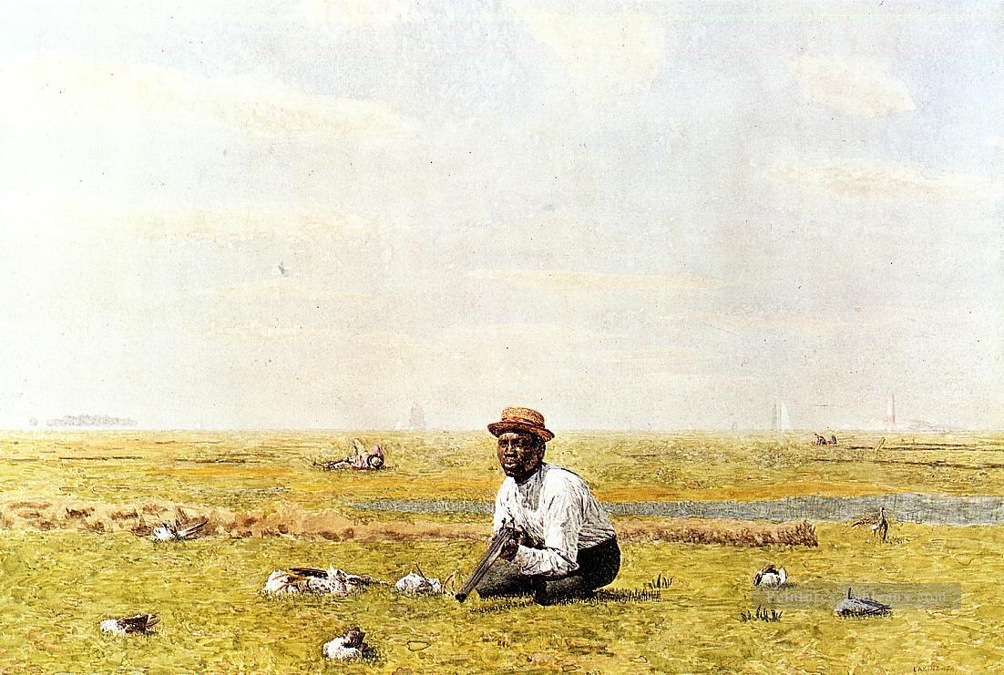 Sifflement pour Plover réalisme Thomas Eakins Peintures à l'huile